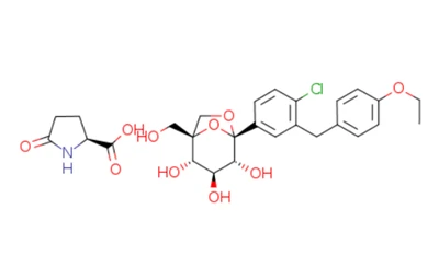 Asam L-Pyroglutamic Ertugliflozin (CAS: 1210344-83-4)